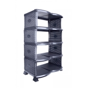 Етажерка для взуття 0756 Роттанг Еко Black Violet House