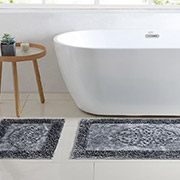 Набор ковриков для ванной комнаты Tiffany A107214 Arya антрацит