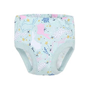 Труси для дівчинки 1105206зай рібана Татошка м'ятний з принтом