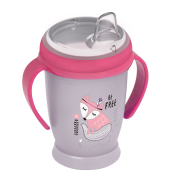 LOVI Моя кружка непроливайка JUNIOR 250 мл Indian Summer Girl рожевий