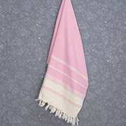 Рушник для сауни та пляжу Bergama Arya рожевий