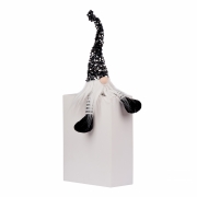 М'яка іграшка Хелловін Гном чорна паєтка 48 см LED тіло YES! Fun 973719