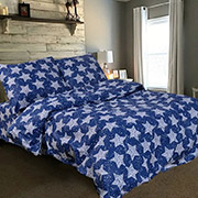 Комплект постільної білизни Selena Stars Blue 100174