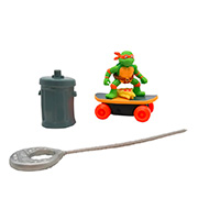 Черепашки-ніндзя класичні TMNT Скейтбордист із лаунчером Мікеланджело 71041