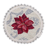 Серветка-підкладка з мереживом Limaso Round1198M-10D