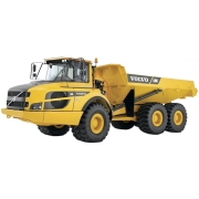 Автомодель Bburago Самоскид Volvo A25G серії Construction 18-32085