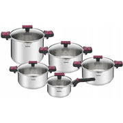 Набір посуду з 10 предметів Cook and Clip Tefal G723SA74