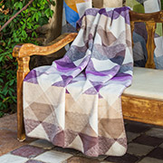 Плед-покривало Kassandra ліла-беж Ideia