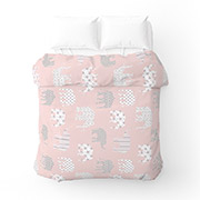 Підковдра Слони бязь Home Line рожевий