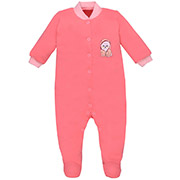 Комбінезон-чоловічок для дівчинки 1502306нуш футер Татошка рожевий