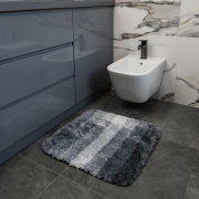 Килимок антибактеріальний Pearl 50x60 DarianA сірий