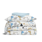 Дитяча постільна білизна в ліжечко DINO CS26 Cosas блакитний
