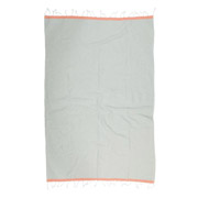 Рушник пляжний Pestemal Basak Barine Light Grey Orange сіро-помаранчевий