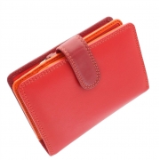 Женский кожаный кошелек Visconti RB-51 - Fiji red multi