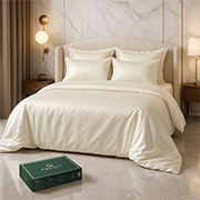 Комплект постільної білизни Aura ліоцелл Pagoti молочний