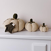 Декоративний виріб Pumpkin Прованс кремовий