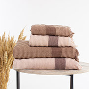 Набір махрових рушників 110 Elite Luxury Chocolate Mirson 4 шт