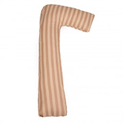 Подушка для вагітних і відпочинку Г-подібна 5005 Color Line 17-0602 Stripe Creamy MirSon
