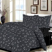 Комплект постільної білизни Selena Нотки 100332
