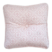 Подушка декоративна з ґудзиком Прованс Bella Рожевий вітраж