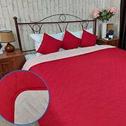 Покривало двостороннє Cherry Лілія Руно вишневе