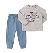 Костюм для хлопчика Бембі КС 674 сірий із блакитним