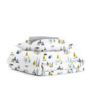 Дитяча постільна білизна в ліжечко FOREST WIGWAM CS1 Cosas блакитний