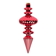 Іграшка новорічна Бурулька 30 см Novogod'ko 974096 червона глянець