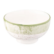 Салатник фарфоровый 11.5 см Siena Ardesto AR2914SWG бело-зеленый