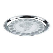 Піднос з нержавіючої сталі 34см Kamille 4300