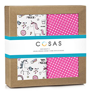 Набір пелюшок Unicorn Cs5 бязь Cosas 2 шт