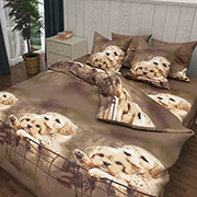 Постільна білизна Собачки 600814 полікоттон Selena