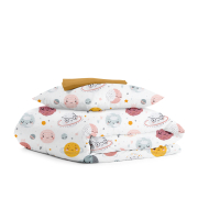 Дитяча постільна білизна в ліжечко HAPPY MOON Cosas рожевий