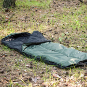 Спальний мішок ЗИМА ковдра з капюшоном Family Story Хакі 73 см