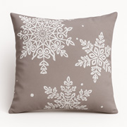 Подушка декоративна Snowfall Тепло зимових снів SoundSleep бязь мокко