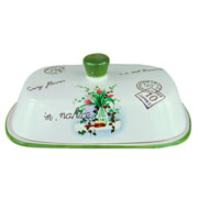 Керамічна маслянка Польова фантазія Maestro MR20065-45