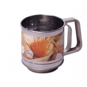 Кружка-сито Kamille для просеивания муки с одинарным ситовым дном 10см 7783