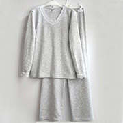 Піжама для дівчинки 0133278смл інтерлок Татошка сірий меланж