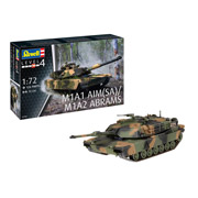 Збірна модель-копія Танк Абрамс M1A1 AIM(SA)/ M1A2 рівень 4 масштаб 1:72 Revell 03346