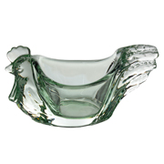 Підставка під яйце 10х5.5х5.5 см Курочка LeGlass 355-292 зелена