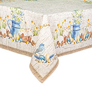 Скатертина бавовняна Великдень Блакитний глечик Home Line