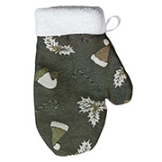 Декоративна рукавичка Шапочки на зеленому Прованс