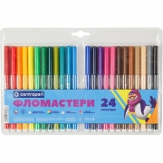 Фломастеры Centropen Colour World 24 цвета 7550/24 ТП