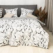 Постільна білизна 24290 ранфорс Вілюта простирадло на гумці