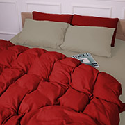 Постільна білизна 004-009 Cappuchino Red фланель MirSon