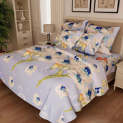 Комплект постільної білизни Selena Орхідея блакитна 100261