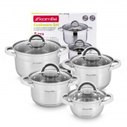 Набір каструль 8 предметів Kamille 5637S