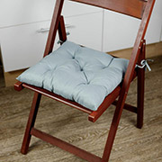 Подушка на стілець Фібра Прованс сіра 029605