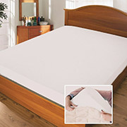 Простирадло на резинці махрове Ярослав диз.04 молочне