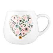 Чашка порцелянова 390 мл Love Ardesto AR3077